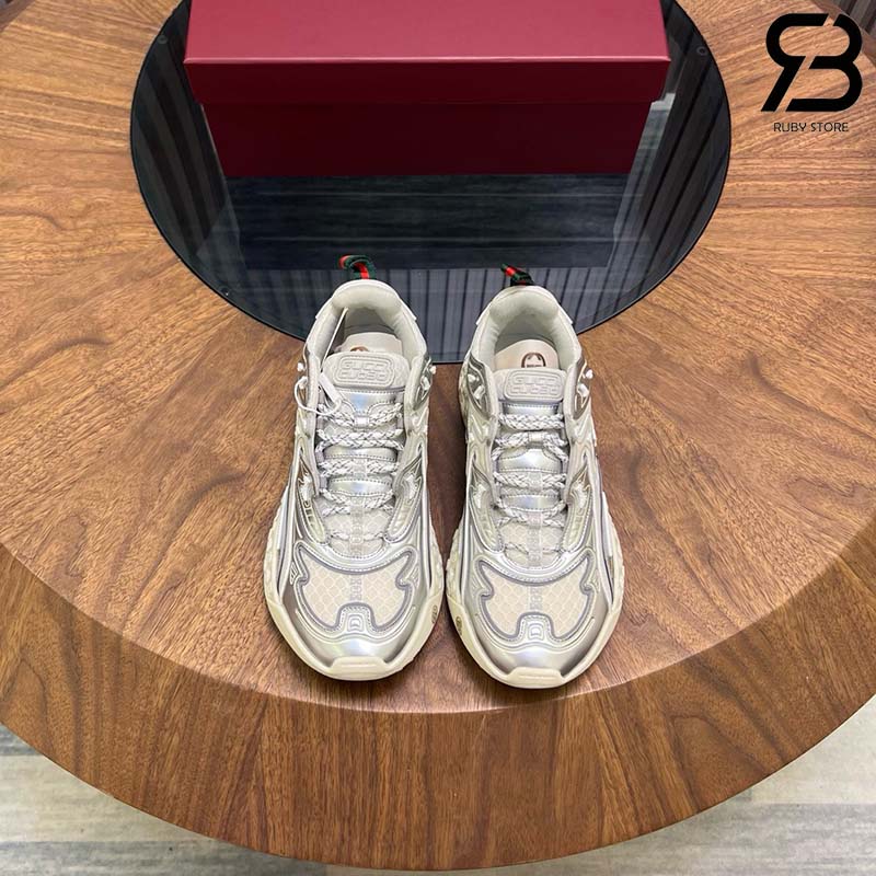 Giày Gucci Cub3d Sneaker White Grey Trắng Xám Best Quality