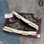 Giày Gucci Re-Web Sneaker Beige Brown Kem Nâu Best Quality