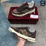 Giày Gucci Re-Web Sneaker Beige Brown Kem Nâu Best Quality