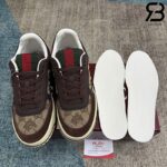 Giày Gucci Re-Web Sneaker Beige Brown Kem Nâu Best Quality