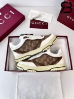 Giày Gucci Re-Web Sneaker White Beige Brown Trắng Kem Nâu Best Quality