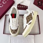 Giày Gucci Re-Web Sneaker White Beige Trắng Kem Best Quality