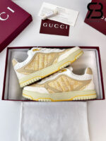 Giày Gucci Re-Web Sneaker White Yellow Trắng Vàng Best Quality