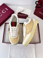 Giày Gucci Re-Web Sneaker White Yellow Trắng Vàng Best Quality