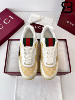 Giày Gucci Re-Web Sneaker White Yellow Trắng Vàng Best Quality
