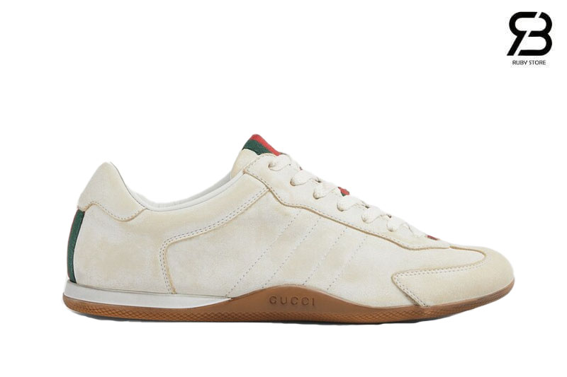 Giày Gucci Shift Sneaker White Brown Trắng Nâu Best Quality