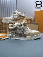 Giày LV Skate Sneaker Beige White Trắng Kem Best Quality