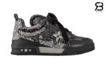 Giày LV Skate Trainer Black Swarovski Monogram Đen Best Quality