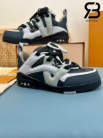 Giày LV Skate Trainers Anthracite Grey Đen Xám Best Quality