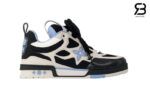 Giày LV Skate Trainers Black Blue Đen Xanh Dương Best Quality