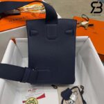 Balo Hermes Hac A Dos PM Backpack Marine Bleu Xanh Navy PHW Best Quality