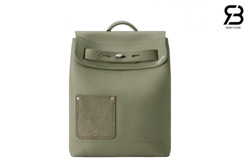 Ba Lô LV Touch Steamer Backpack H38 M26852 Khaki Green Xanh Olive Best Quality