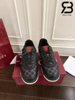 Giày Gucci Re-Web Sneaker Black White Đen Trắng Best Quality