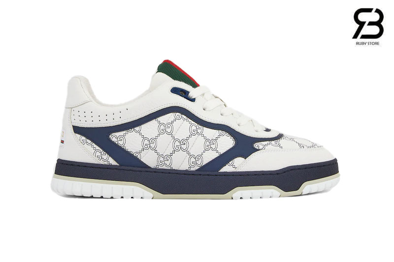 Giày Gucci Re-Web Sneaker White Blue Trắng Navy Best Quality