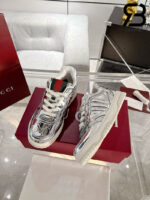 Giày Gucci Re-Web Sneaker White Silver Trắng Bạc Best Quality