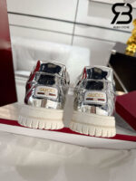 Giày Gucci Re-Web Sneaker White Silver Trắng Bạc Best Quality