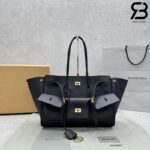 Túi Balenciaga Bel Air Medium Carry All Bag Size 37 Black Calfskin Đen Best Da Ý