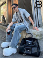 Túi Balenciaga Bel Air Medium Carry All Bag Size 37 Black Calfskin Đen Best Da Ý