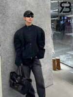 Túi Balenciaga Bel Air Medium Carry All Bag Size 37 Black Calfskin Đen Best Da Ý