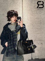 Túi Balenciaga Bel Air Small Carry All Bag Size 30 Black Đen Da Calfskin GHW Best Ý