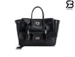 Túi Balenciaga Bel Air Small Carry All Bag Size 30 Black Đen Da Calfskin SHW Best Ý