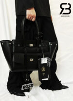 Túi Balenciaga Bel Air Small Carry All Bag Size 30 Black Đen Da Calfskin SHW Best Ý