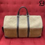 Túi LV Keepall Bandoulière 50 Pharrell Williams M26127 Tan Brown Suede Best Quality