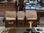 Túi LV Keepall Bandoulière 50 Pharrell Williams M26127 Tan Brown Suede Best Quality