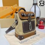 Túi LV Steamer 15 Pharrell Williams Tan Brown Suede Best Quality