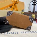 Túi LV Steamer 15 Pharrell Williams Tan Brown Suede Best Quality