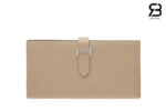 Ví Hermes Bearn Long Wallet Beige Kem GHW Best Pháp