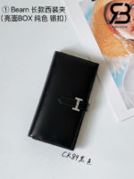 Ví Hermes Bearn Long Wallet Box Red Đỏ Best Pháp