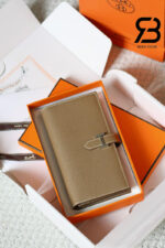 Ví Hermes Bearn Long Wallet Brown Nâu GHW Best Pháp