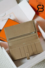 Ví Hermes Bearn Long Wallet Brown Nâu GHW Best Pháp