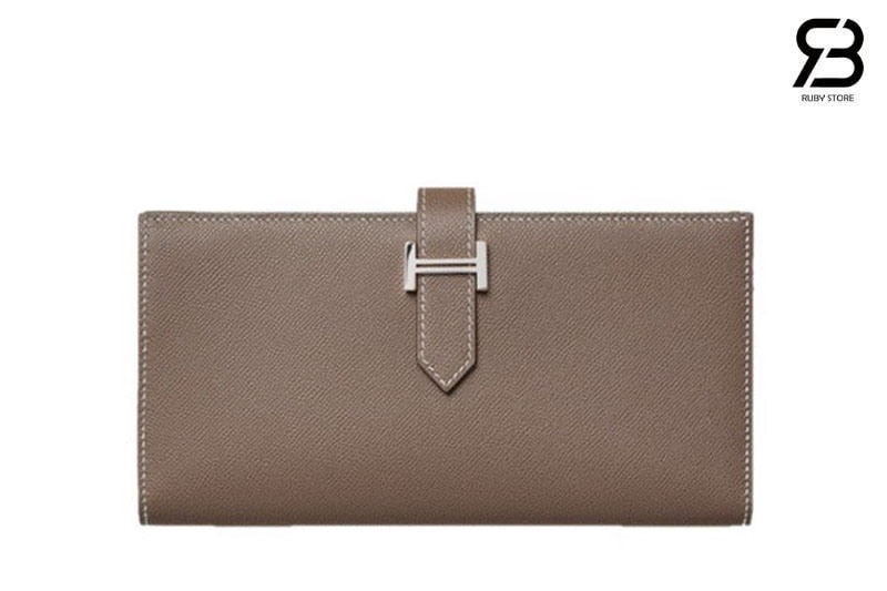 Ví Hermes Bearn Long Wallet Brown Nâu GHW Best Pháp