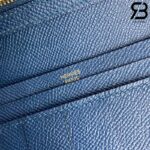 Ví Hermes Bearn Long Wallet Vert Bosphore Bleu Saphire GHW Best Pháp