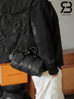 Túi LV Keepall Bandoulière 25 G90 M20900 Black Taurillon Màu Đen Best Quality