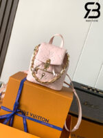 Ba Lô LV Coussin Mini M13389 Pink Màu Hồng Da Cừu 20CM Best Quality
