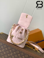 Ba Lô LV Coussin Mini M13389 Pink Màu Hồng Da Cừu 20CM Best Quality