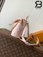 Ba Lô LV Coussin Mini M13389 Pink Màu Hồng Da Cừu 20CM Best Quality