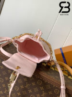 Ba Lô LV Coussin Mini M13389 Pink Màu Hồng Da Cừu 20CM Best Quality