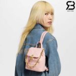 Ba Lô LV Coussin Mini M13389 Pink Màu Hồng Da Cừu 20CM Best Quality