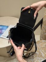 Ba Lô LV Coussin PM M13357 Black Màu Đen Da Cừu 26CM Best Quality