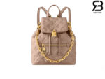 Ba Lô LV Coussin PM M13358 Beige Màu Kem Da Cừu 26CM Best Quality