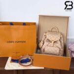 Ba Lô LV Montsouris PM Backpack Travels With Grace Coddington M15135 Meowgram Canvas Best Pháp