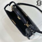Fendi Peekaboo ISeeU Medium Size 33 Black Interlace Leather cao cấp