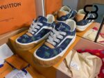 Giày LV Pharrell Williams Tilted Sneaker x The Darjeeling Limited Blue Xanh Dương