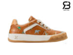 Giày LV Pharrell Williams Tilted Sneaker x The Darjeeling Limited Cognac Brown Nâu Best Quality