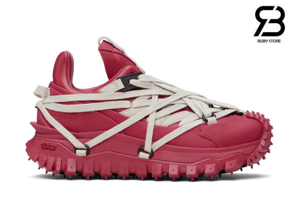 Giày Rick Owens Moncler Trailgrip Megalace Red Màu Đỏ Best Quality