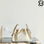 Túi Chanel 25 Mini Hobo Handbag Cream Caviar Màu Kem 20CM Best Quality